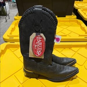 Laredo Charcoal Western Boots Size 9
